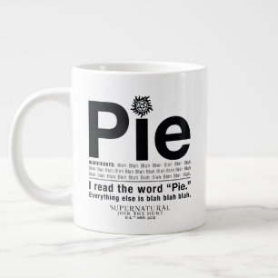 Bovennatuurlijk "Pie"-citaat Grote Koffiekop