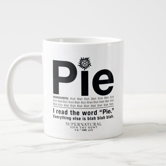 Bovennatuurlijk "Pie"-citaat Grote Koffiekop (Links)