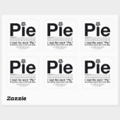 Bovennatuurlijk "Pie"-citaat Vierkante Sticker (Vel)