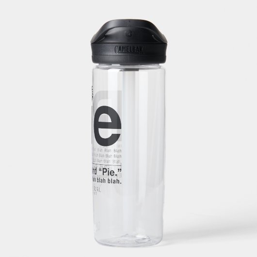 Bovennatuurlijk "Pie"-citaat Waterfles (Achterkant)