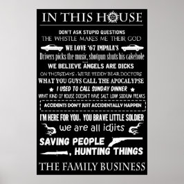 Bovennatuurlijk Poster: Betreed de wereld van de E Poster