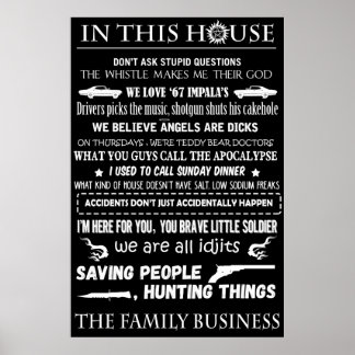 Bovennatuurlijk Poster: Betreed de wereld van de E Poster