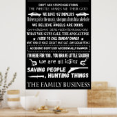 Bovennatuurlijk Poster: Betreed de wereld van de E Poster (Keuken)