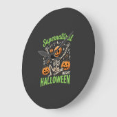Bovennatuurlijk skelet Halloween Vectorontwerp_1 Grote Klok (Hoek)