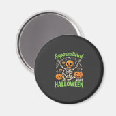 Bovennatuurlijk skelet Halloween Vectorontwerp_1 Magneet (Voorkant / Achterkant)