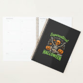 Bovennatuurlijk skelet Halloween Vectorontwerp_1 Planner (Display)