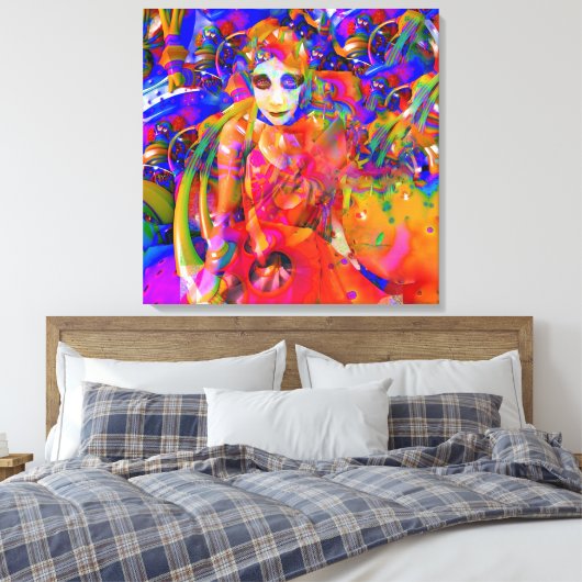 Bovennatuurlijke Bezetting Canvas Afdruk (Insitu (Slaapkamer))