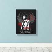 Bovennatuurlijke Castiel Graffiti Graphic Canvas Afdruk (Insitu (Houten vloer))