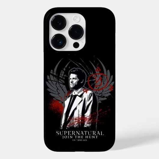 Bovennatuurlijke Castiel Graffiti Graphic Case-Mate iPhone Case (Achterkant)