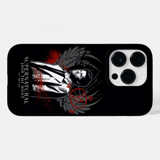 Bovennatuurlijke Castiel Graffiti Graphic Case-Mate iPhone Case (Achterkant (horizontaal))