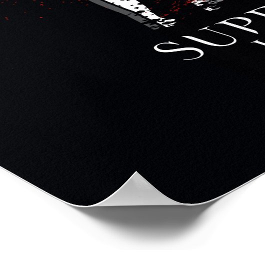 Bovennatuurlijke Castiel Graffiti Graphic Poster (Hoek)