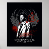 Bovennatuurlijke Castiel Graffiti Graphic Poster (Voorkant)