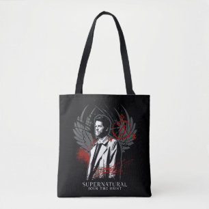 Bovennatuurlijke Castiel Graffiti Graphic Tote Bag