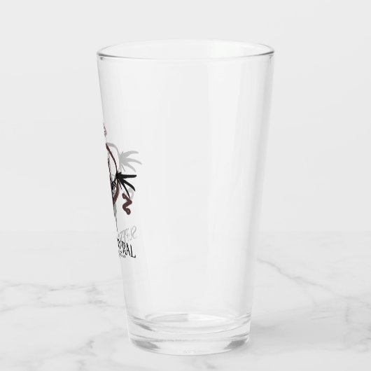 Bovennatuurlijke Castiel Illustratie Glas (Links)