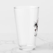 Bovennatuurlijke Castiel Illustratie Glas (Rechts)