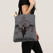 Bovennatuurlijke Castiel Illustratie Tote Bag (Dichtbij)