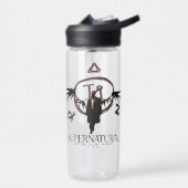 Bovennatuurlijke Castiel Illustratie Waterfles (Links)