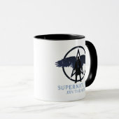 Bovennatuurlijke Castiel Vallende Sterren Grafisch Mok (Voorkant rechts)