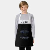 Bovennatuurlijke Castiel Vallende Sterren Grafisch Schort (Gedragen)