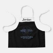 Bovennatuurlijke Castiel Vallende Sterren Grafisch Schort (Voorkant)