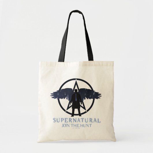 Bovennatuurlijke Castiel Vallende Sterren Grafisch Tote Bag (Voorkant)