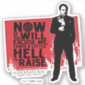 Bovennatuurlijke Crowley Quote Graphic Sticker (Voorkant)