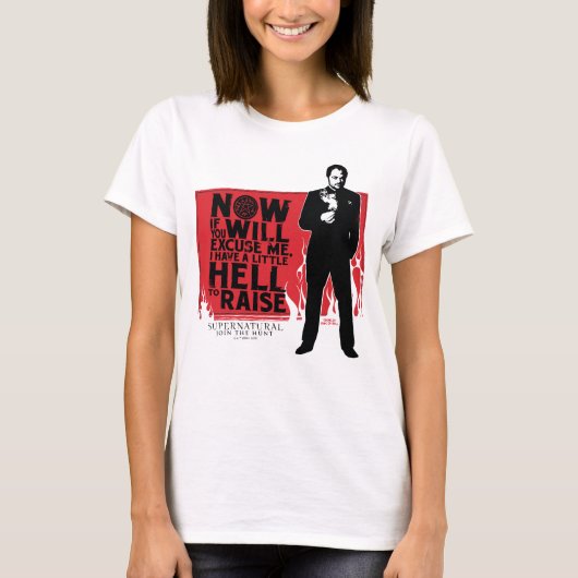 Bovennatuurlijke Crowley Quote Graphic T-shirt (Voorkant)