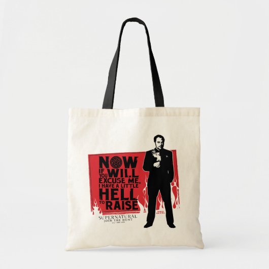 Bovennatuurlijke Crowley Quote Graphic Tote Bag (Voorkant)