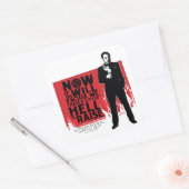 Bovennatuurlijke Crowley Quote Graphic Vierkante Sticker (Envelop)