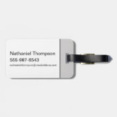 Bovennatuurlijke "Hunter Inside" Ribcage Graphic Bagagelabel (Achterkant horizontaal)