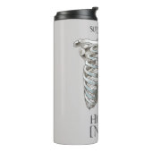 Bovennatuurlijke "Hunter Inside" Ribcage Graphic Thermosbeker (Gedraaid links)