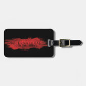 Bovennatuurlijke "Join the Hunt" Red Splash Bagagelabel (Voorkant horizontaal)