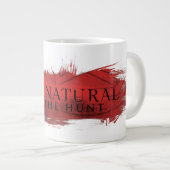 Bovennatuurlijke "Join the Hunt" Red Splash Grote Koffiekop (Voorkant rechts)