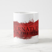 Bovennatuurlijke "Join the Hunt" Red Splash Grote Koffiekop (Voorkant)
