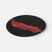 Bovennatuurlijke "Join the Hunt" Red Splash Papieren Bordje (Gekanteld)