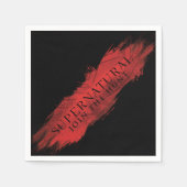 Bovennatuurlijke "Join the Hunt" Red Splash Servet (Voorkant)