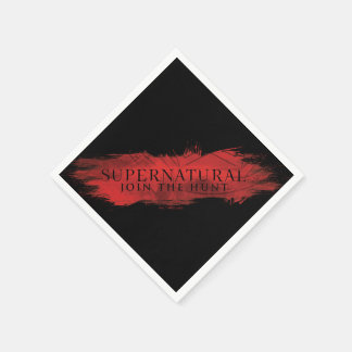 Bovennatuurlijke "Join the Hunt" Red Splash Servet
