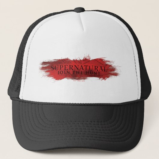 Bovennatuurlijke "Join the Hunt" Red Splash Trucker Pet (Voorkant)