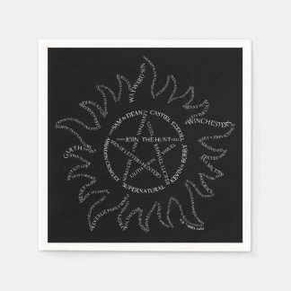 Bovennatuurlijke typografie Pentagram Servet