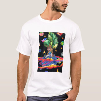 bovenop de wereld zitten t-shirt
