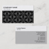 Bovenpaneel - Asanoha Patroon 02 Visitekaartje (Voorkant / Achterkant)