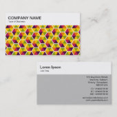 Bovenpaneel - Hexagon Patroon 01 Visitekaartje (Voorkant / Achterkant)