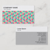 Bovenpaneel - Hexagon Patroon 02 Visitekaartje (Voorkant / Achterkant)