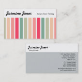 Bovenpaneel - Kleurenstrepen 01 Visitekaartje (Voorkant / Achterkant)