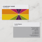 Bovenpaneel - Kleursegmenten 02 Visitekaartje (Voorkant / Achterkant)