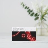 Bovenpaneel - Visitekaartje gloeiende cirkels (Staand voorkant)