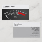 Bovenpaneel - VU-meter 02 Visitekaartje (Voorkant / Achterkant)