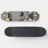 bovenpijler op het schaarplaat van het skateboard, persoonlijk skateboard (Horizontaal)