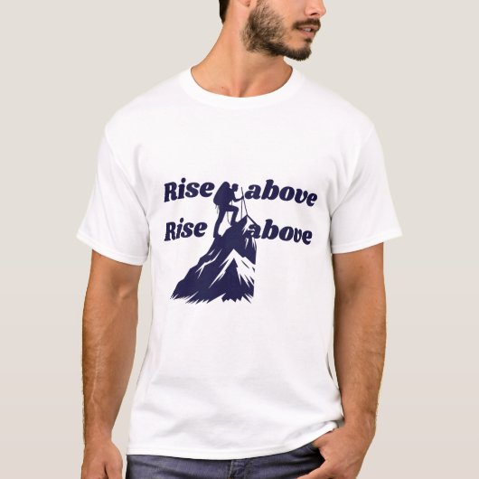 BOVENSTAANDE RISES T-SHIRT (Voorkant)