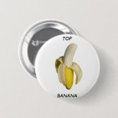 Bovenste banaan ronde button 5,7 cm (Voorkant /achterkant)